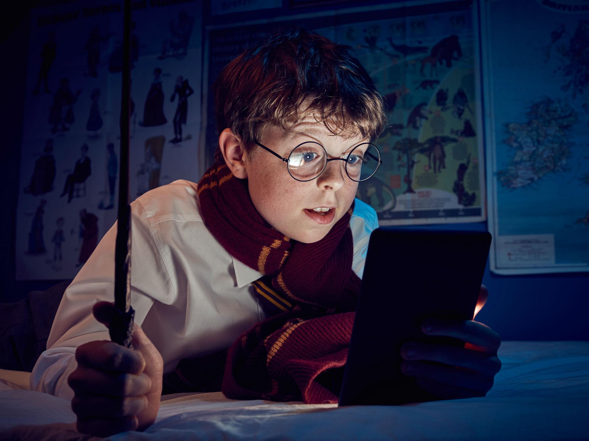 Superfan Toby L'Estrange had read all of the Harry Potter books by the age of eight