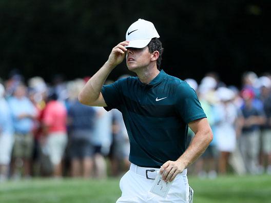 Rory McIlroy endured a day to forget as the US PGA got under way on Thursday (Getty)
