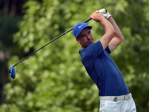 Ross Fisher led English hopes on the opening day of the final major of the year (Getty)