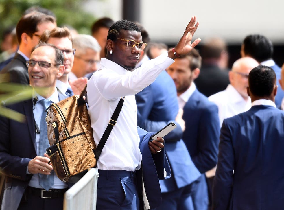 Paul Pogba has flown to Los Angeles to undergo a medical ahead of a £112m move to Manchester United