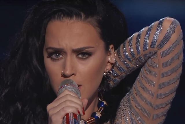 Katy Perry endorsed Hillary Clinton for US president in October and has been joining her on the campaign trail