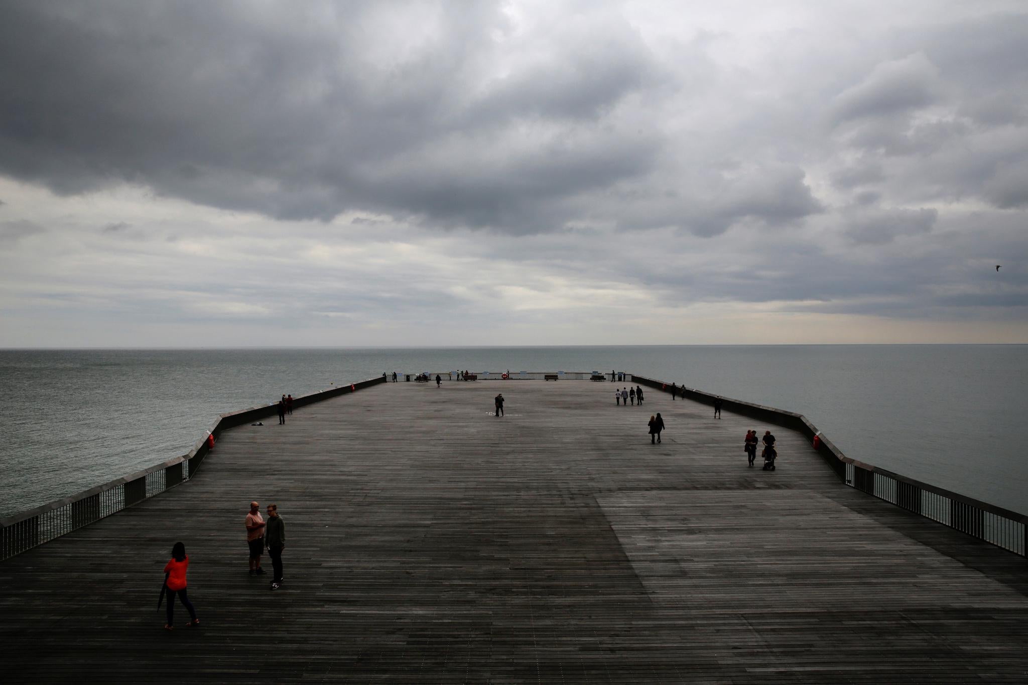 A view of the pier in Hastings, England June 18, 2016