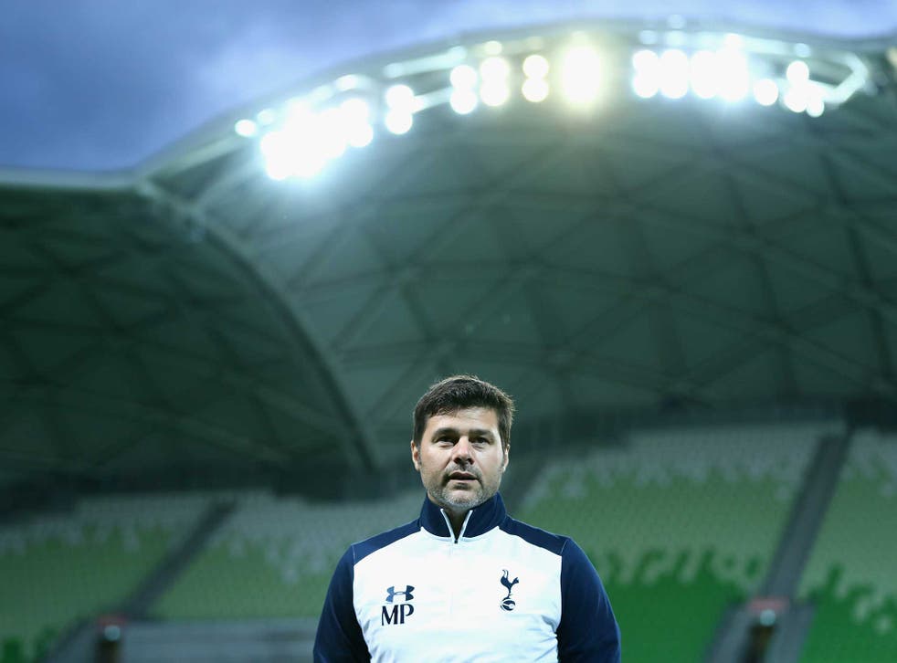 Maurcio Pochettino prepares for the meeting with Atletico in Melbourne