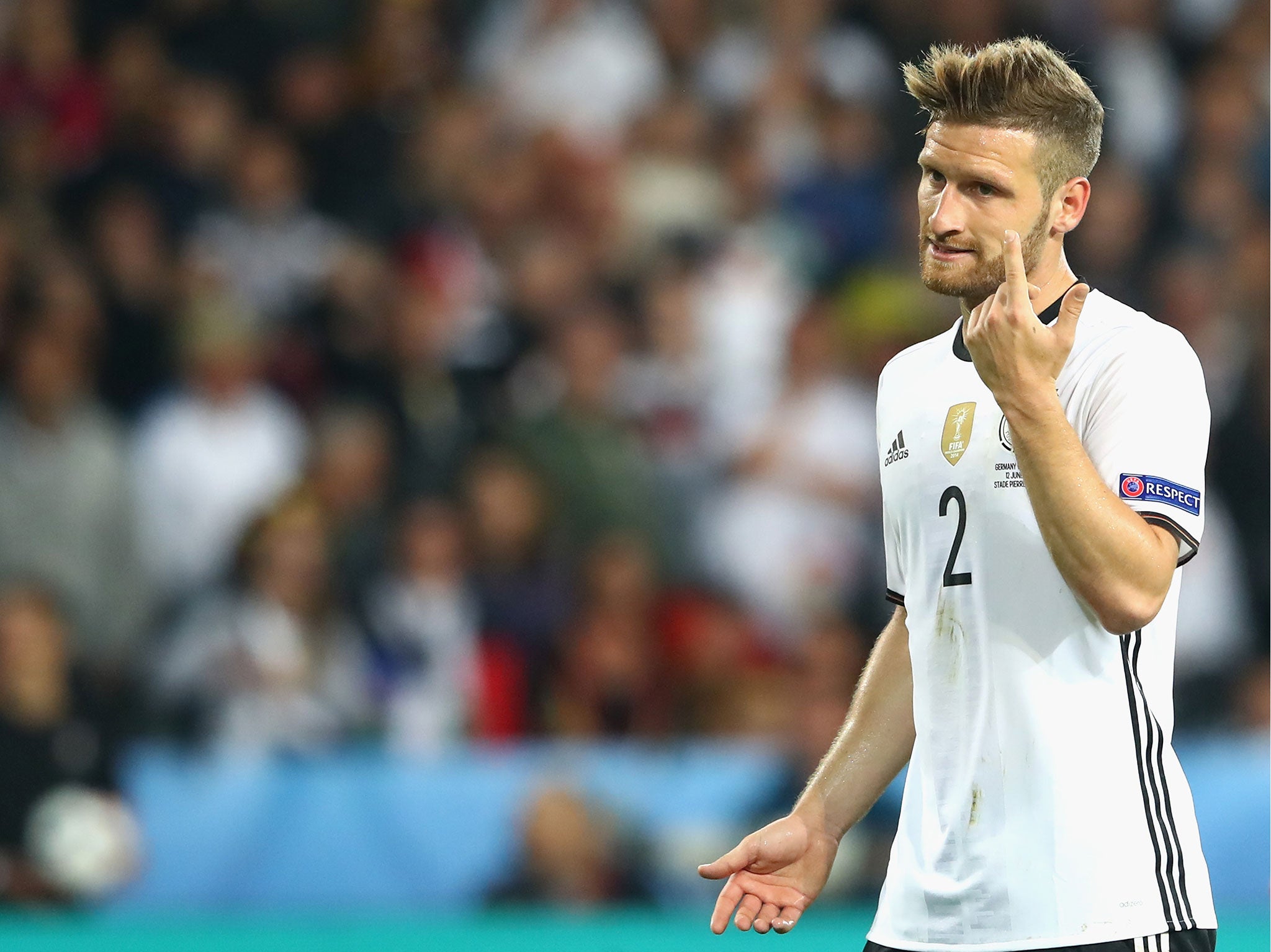 Shkodran Mustafi has impressed for Germany at centre-back