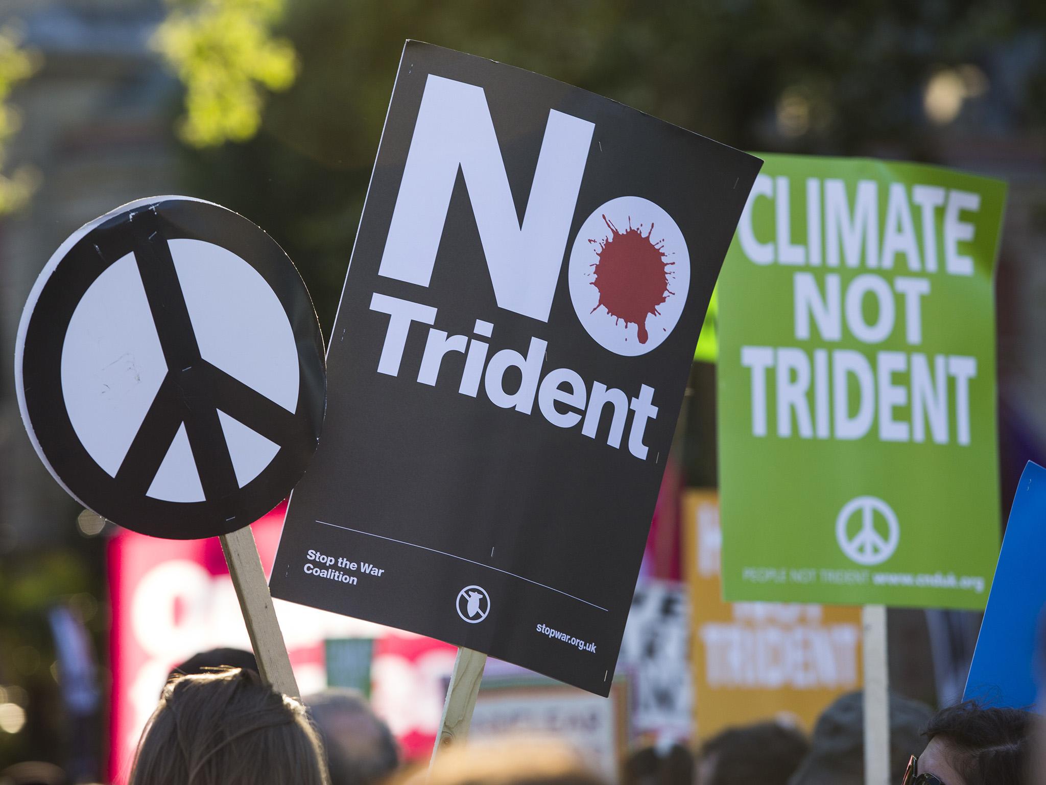 Anti-nuclear weapons protesters (FILE)