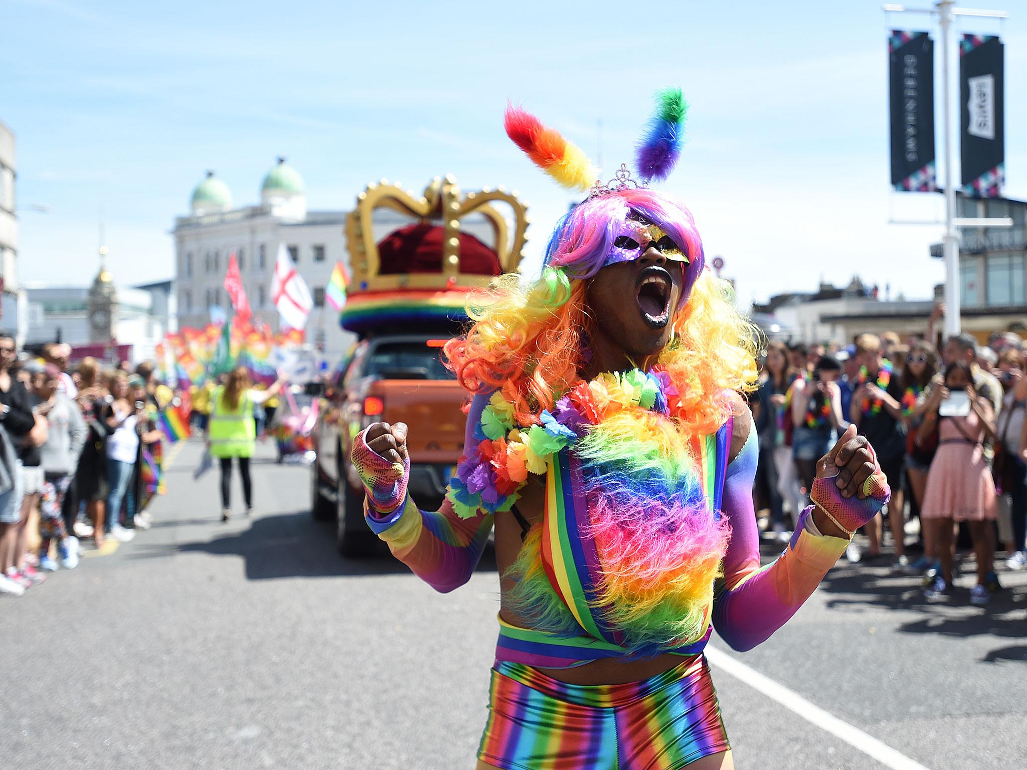 Brighton has a thriving LGBT community, which holds an annual Pride parade.