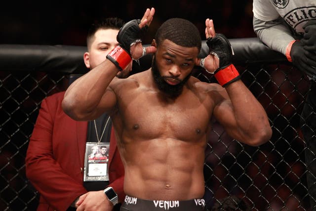 Tyron Woodley answered 'Black lives matter' to every question at a UFC press conference
