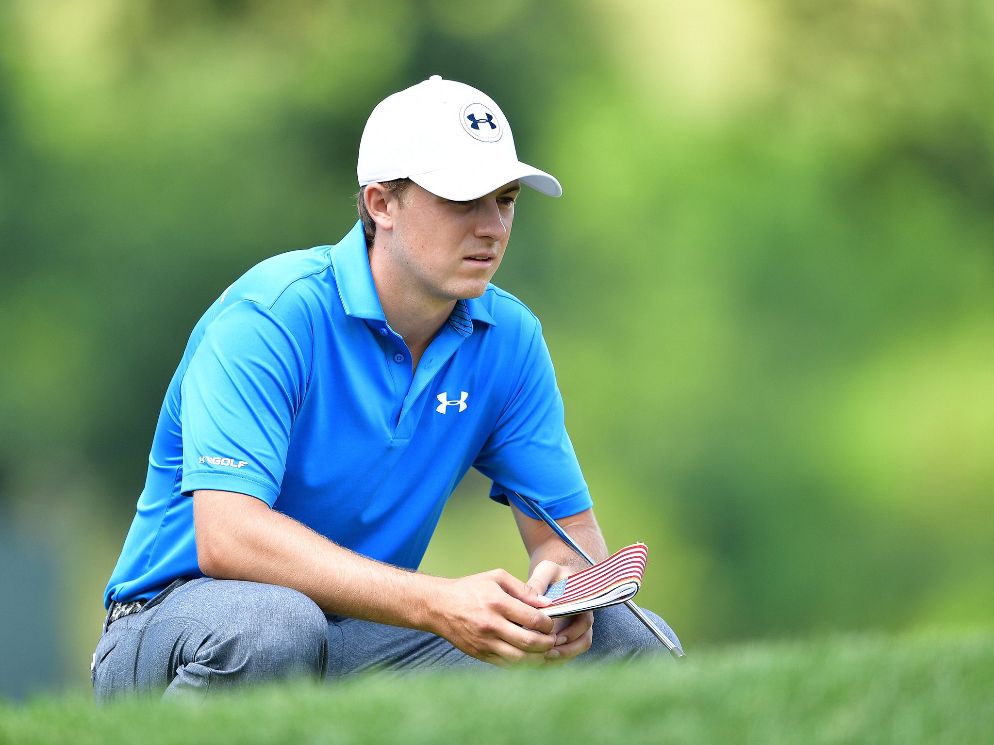 Jordan Spieth moved into contention after a strong start to Friday's round
