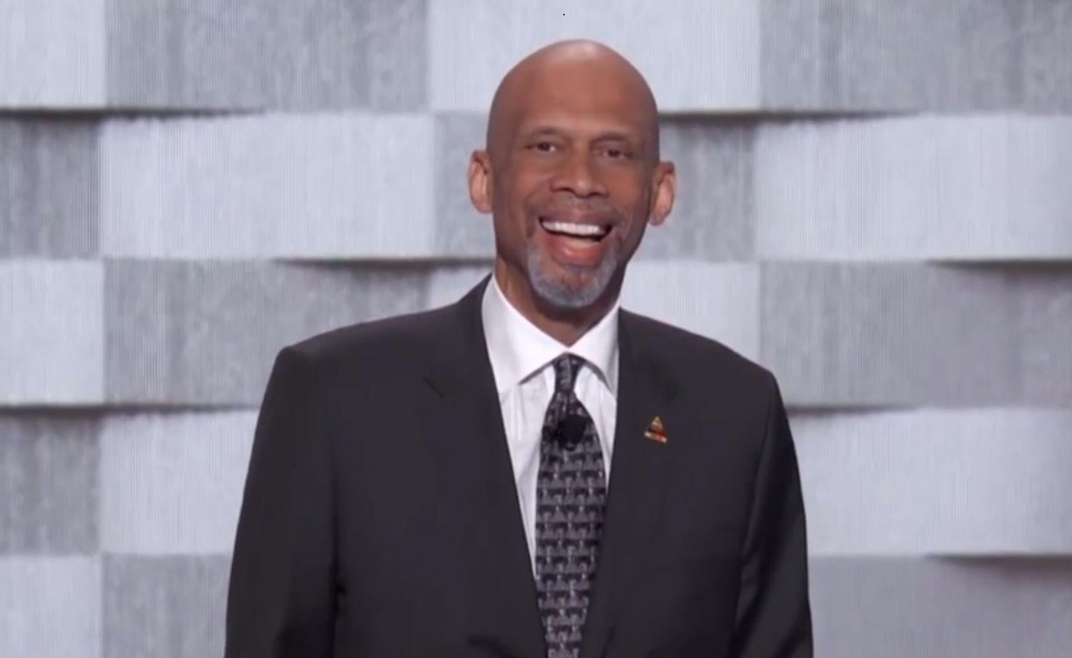Kareem Abdul-Jabbar got a big laugh for his opening joke