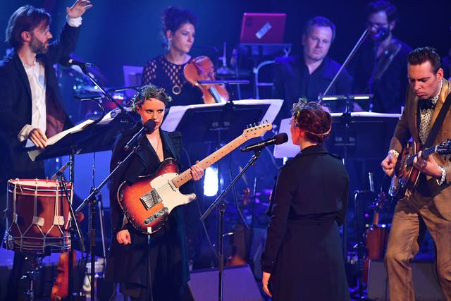 André de Ridder, Anna Calvi, Amanda Palmer  and Jherek Bischoff perform with musicians' collective s t a r g a z e
