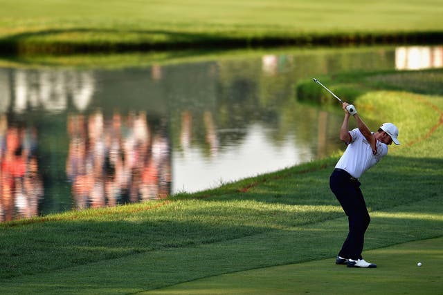 Jimmy Walker equalled the PGA Championship record for the lowest score at the halfway stage