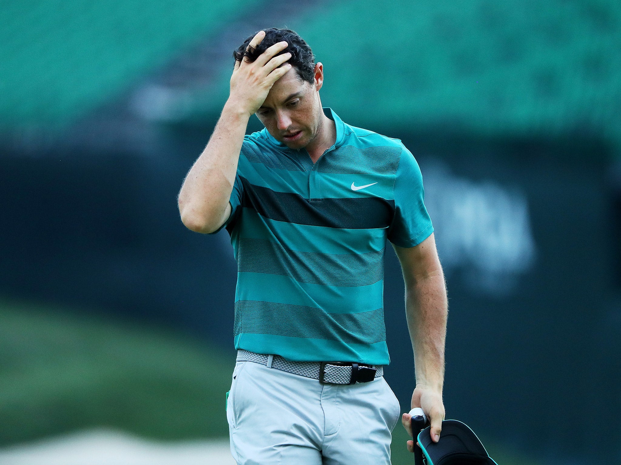 Rory McIlroy failed to make the cut at the PGA Championship