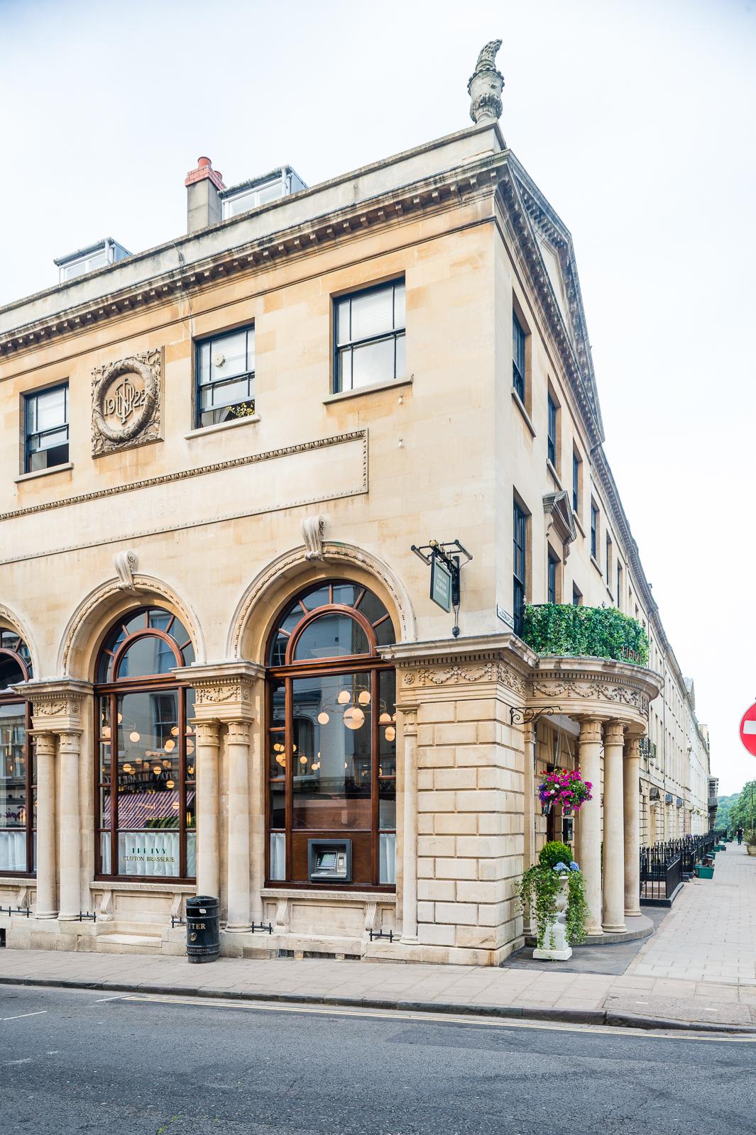 The new Ivy restaurant sits in the Bristol suburb of Clifton