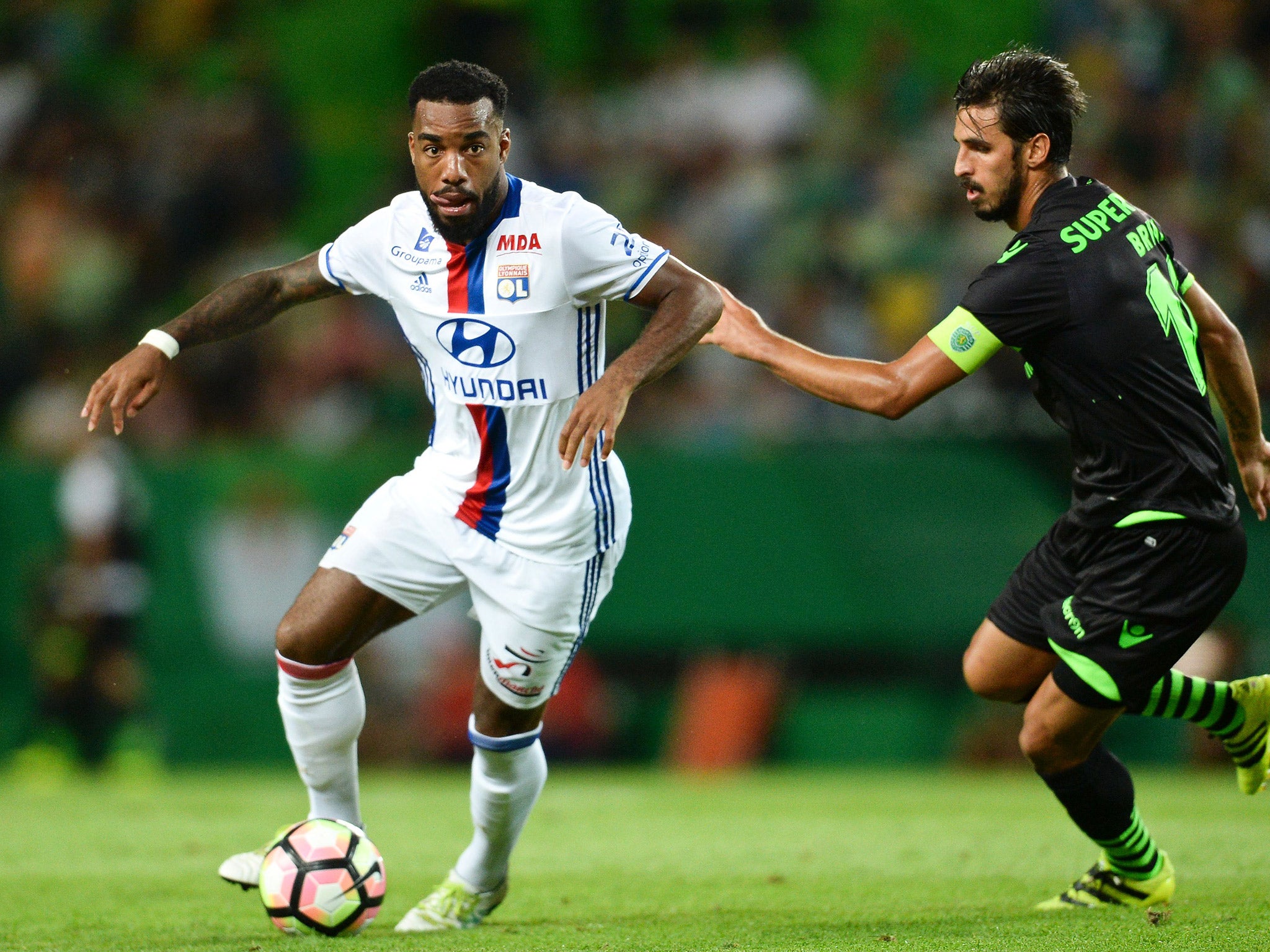 Arsenal target Alexandre Lacazette returned to action for Lyon this month