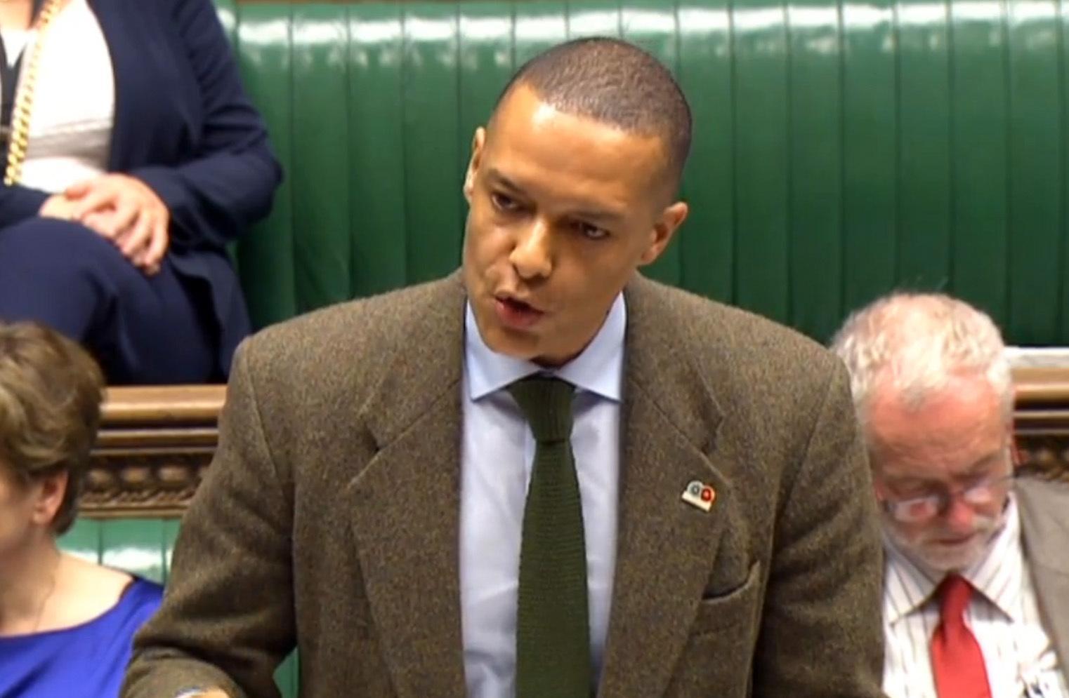 Clive Lewis is Labour's defence spokesperson in the House of Commons
