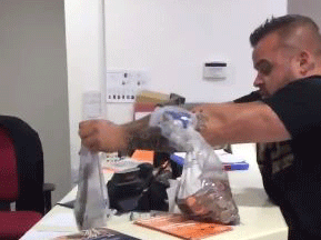 Mr Catterson ended the video by saying: "And that's how you pay a fine."