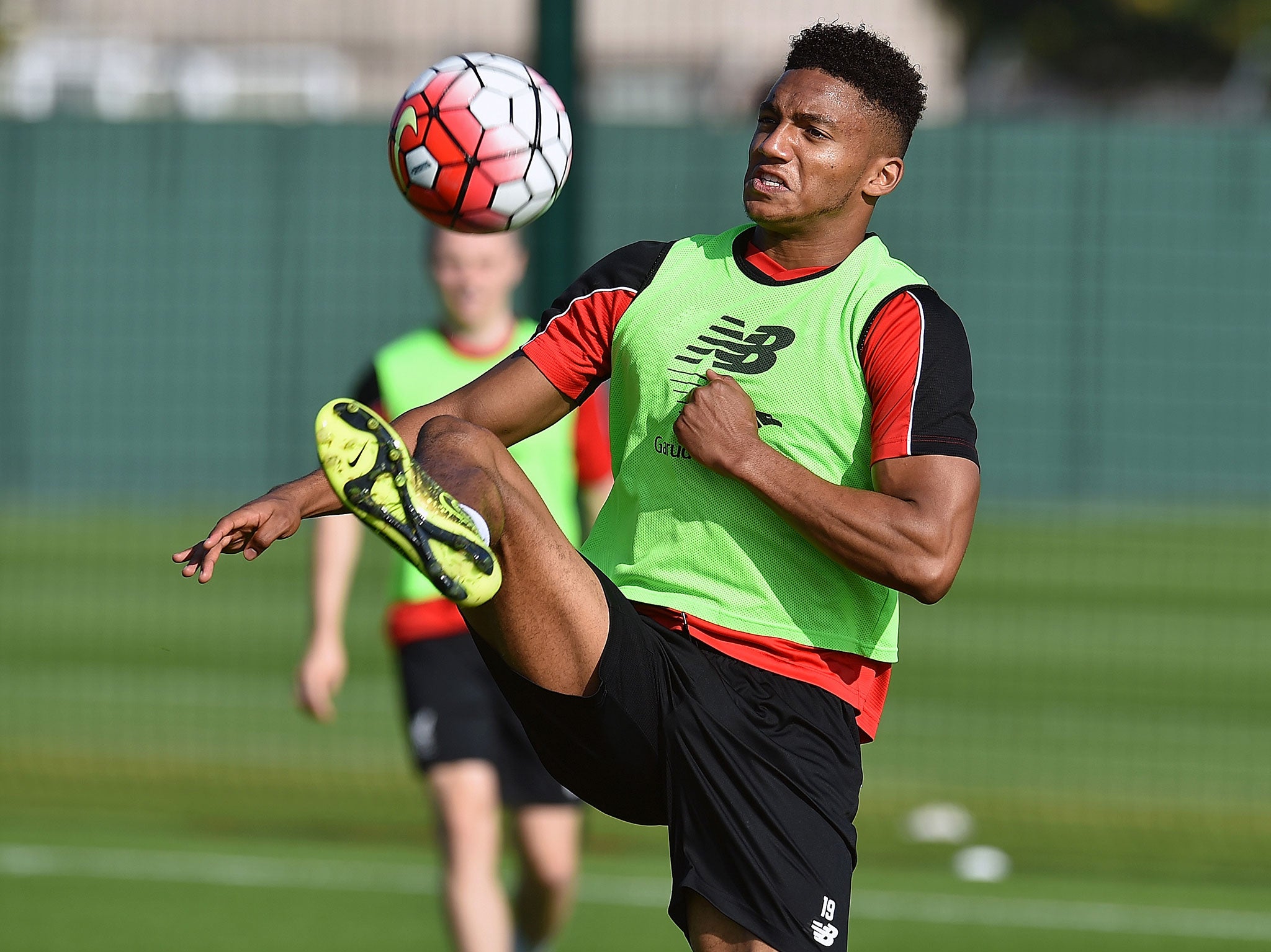 Gomez in training at Melwood