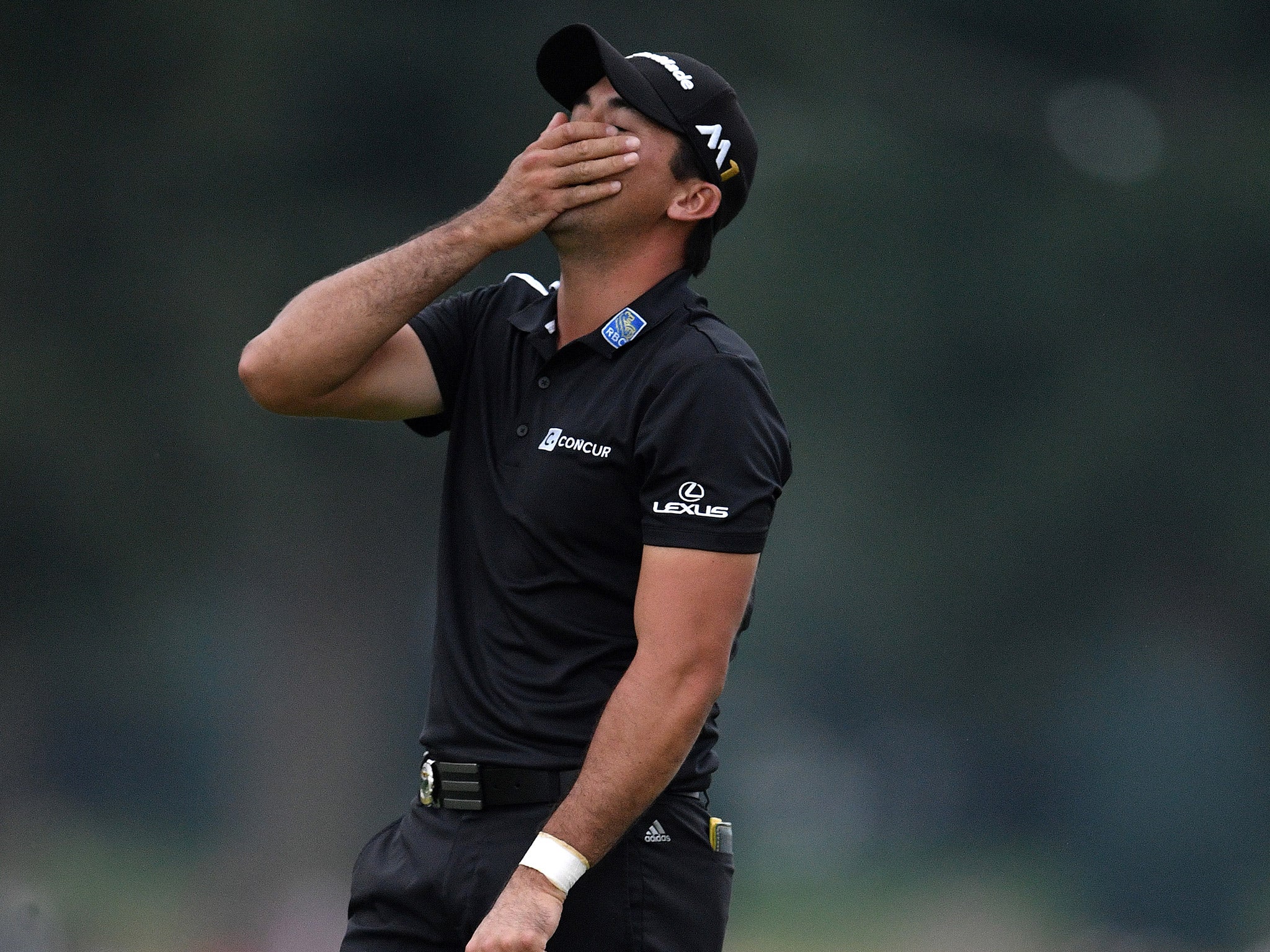 A missed birdie putt on 17 spelt the end of Jason Day's challenge