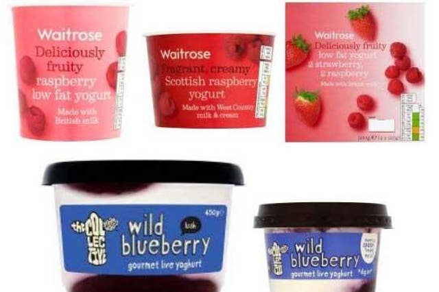 The recalled yoghurts are supplied by Yeo Valley but mostly sold under own-brand labels