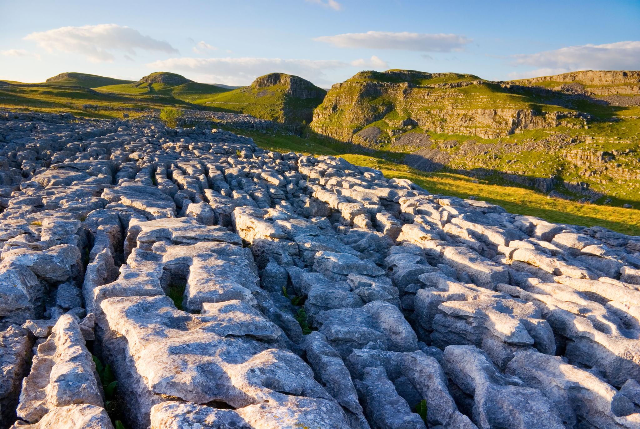 Malham Cove, in Yorkshire Dales National Park