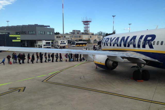 Ryanair only guarantees 90 bags will fit in the cabin