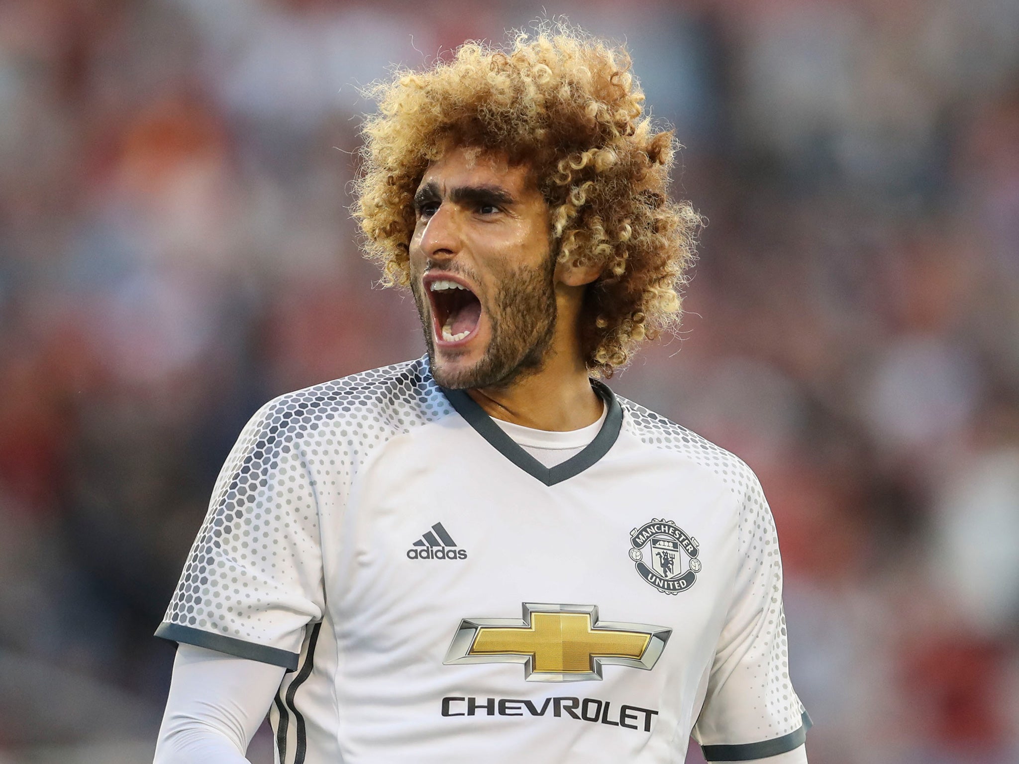 Fellaini has divided opinion the supporters since arriving in 2013