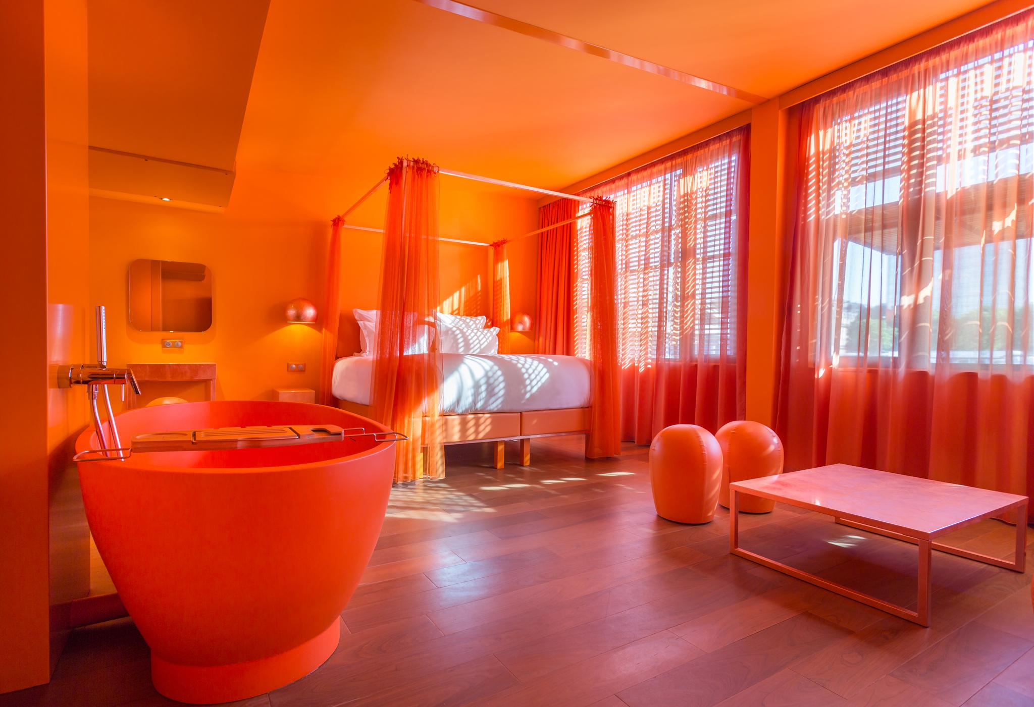 The Designer Sunset Suite is sure to brighten up your stay