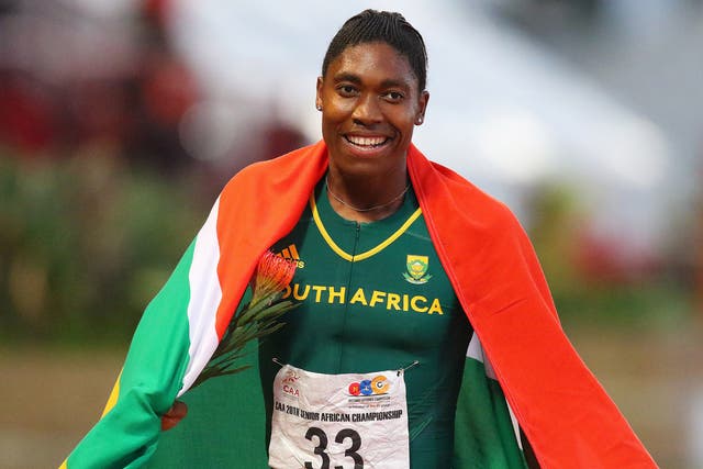 Caster Semenya is due to run in the 800m final in the Rio Olympics 