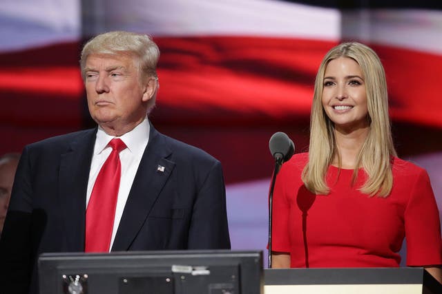 Ms Trump has increasingly positioned herself as an adviser to her father on women's issues