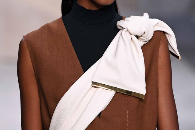 This Marni Spring Summer 2016 look makes for a perfect transition to the fall 