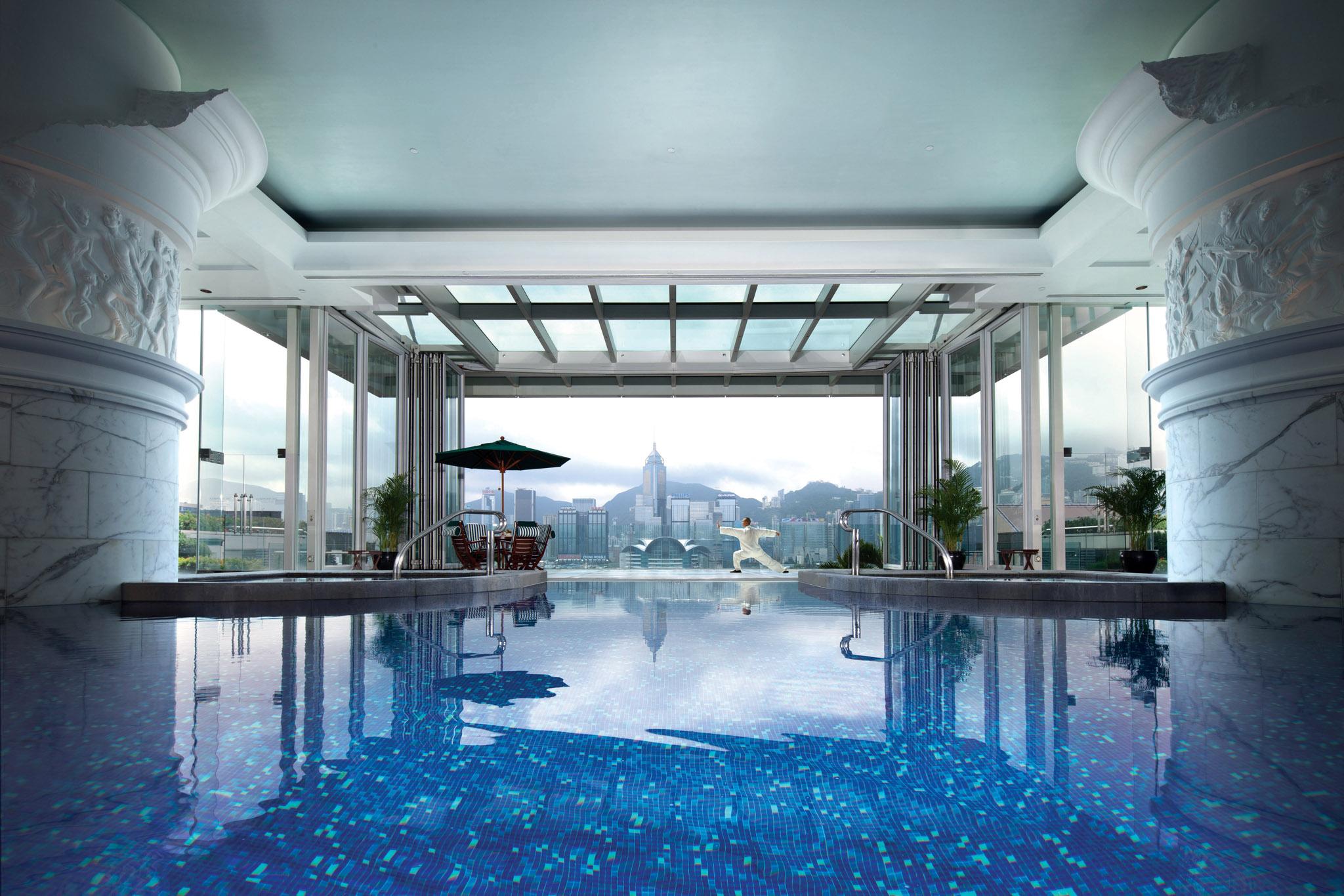 Unwind at the Peninsula's spa, with treatment rooms overlooking the Victoria Harbour (Peninsula Hotel)