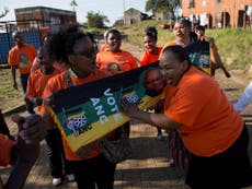 South Africa elections: Ruling ANC party ‘could lose major cities’ with strong opposition showing 