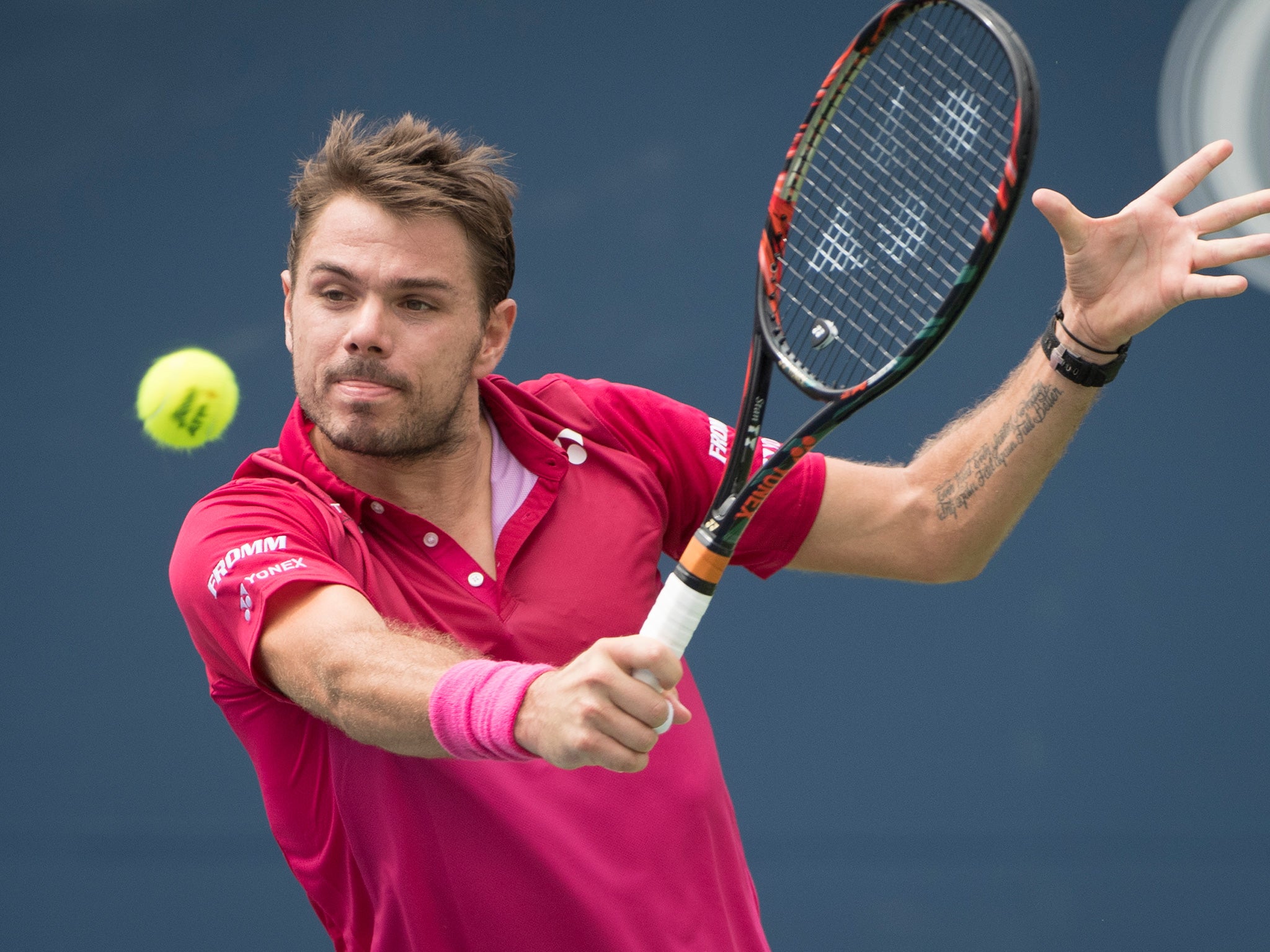 Wawrinka is reportedly struggling with a back injury