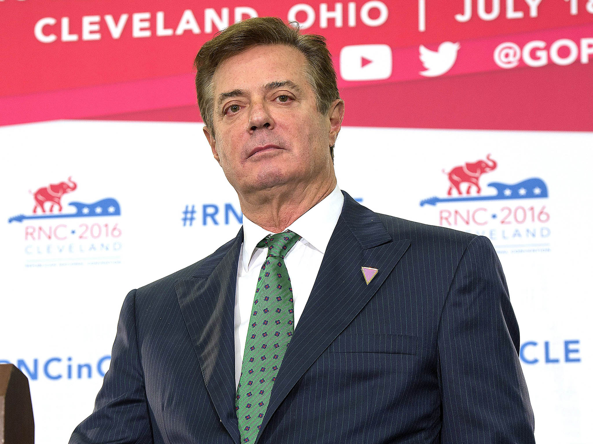 Paul Manafort served as Donald Trump's campaign chairman between June and August 2016