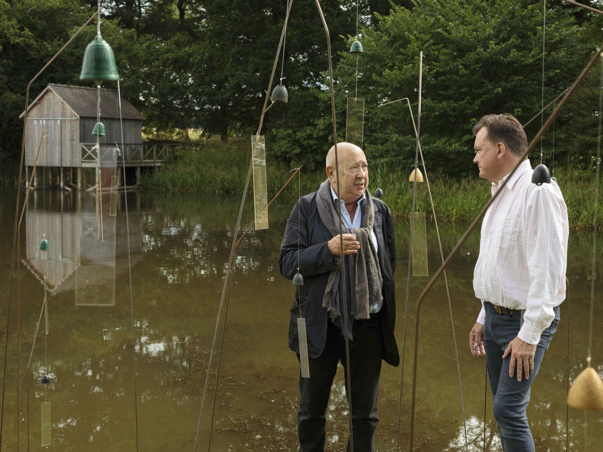 Robert Wilson and artist Christian Boltanski and his work Animitas