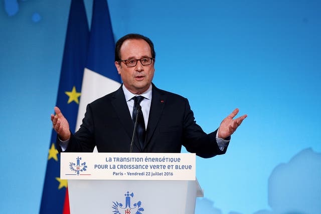 'Democracy is at stake', warns French president Francois Hollande