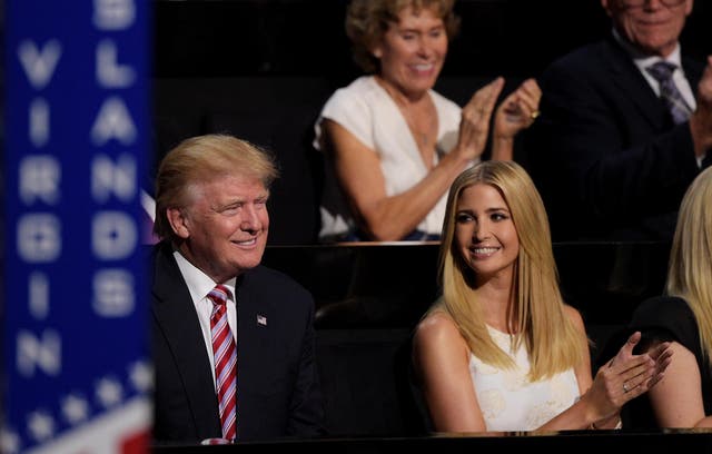 Ivanka Trump said she had no plans to be part of a Trump administration