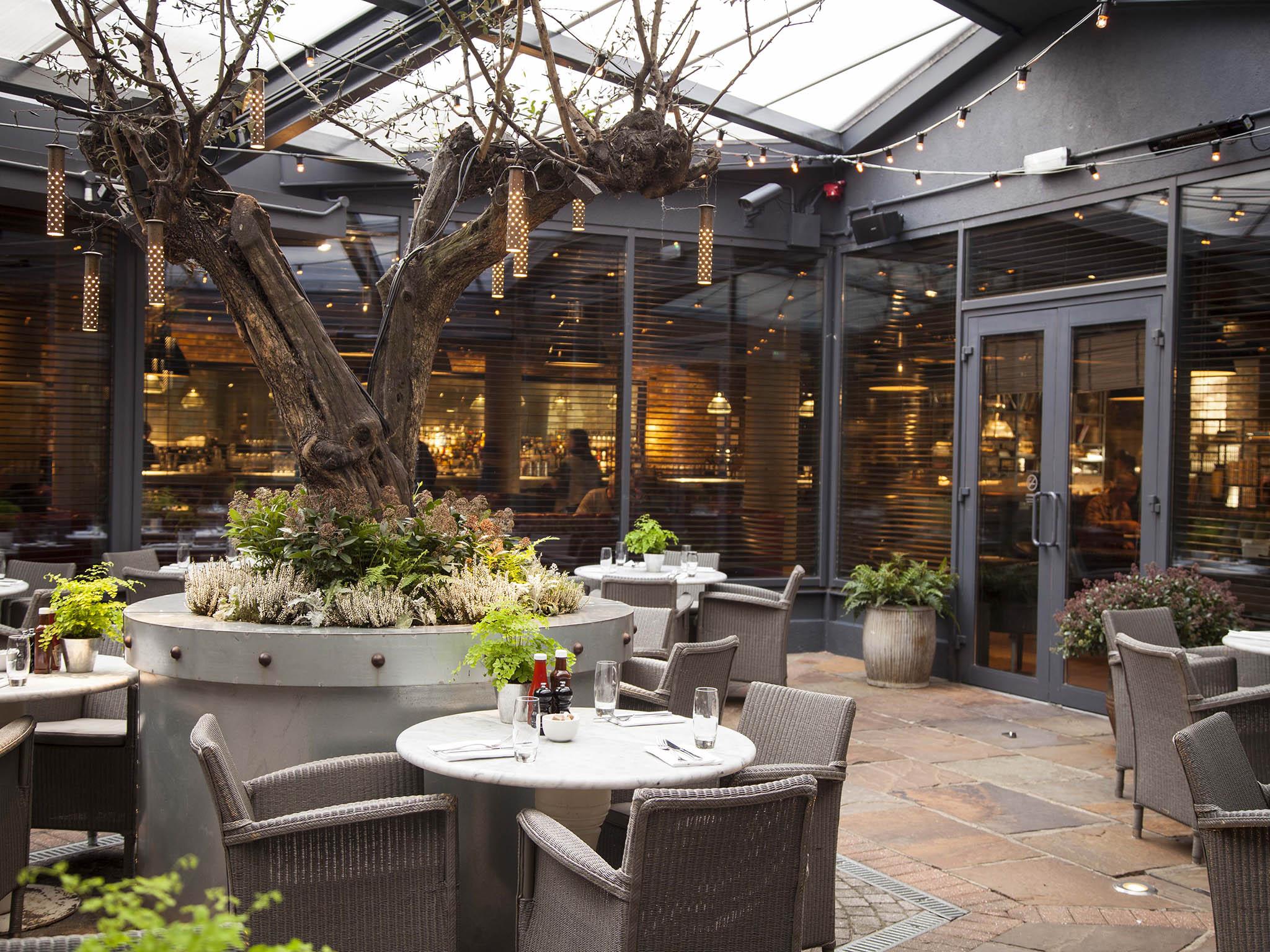 The Conservatory at the Hoxton Grill, which will be home to a summer pop-up for the Olympics