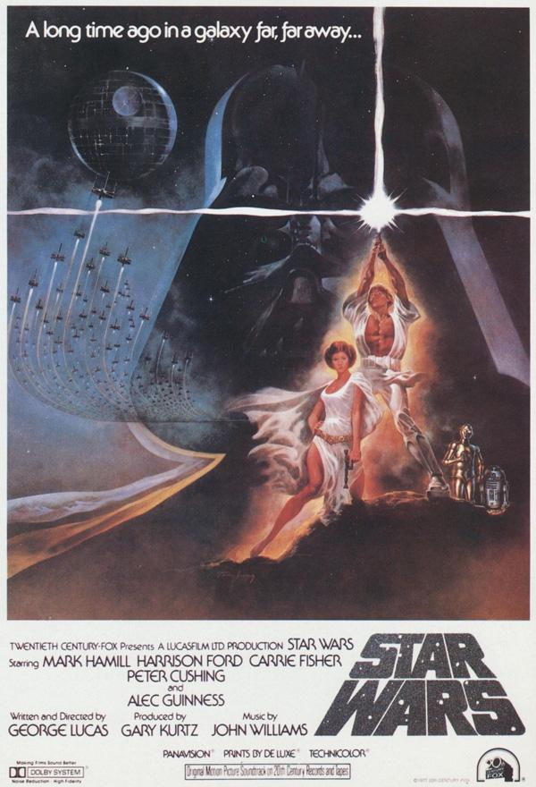 &#13;
Perri's vanishing point Star Wars logo appeared on posters but not in the final film&#13;