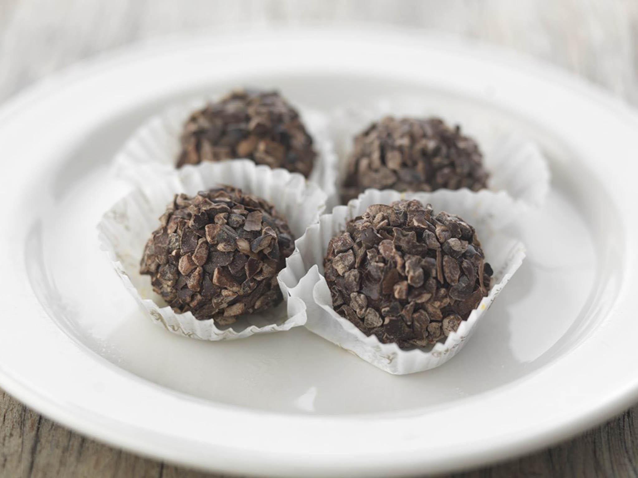 Chocolate truffles are made with store cupboard ingredients, which makes them even more irresistable