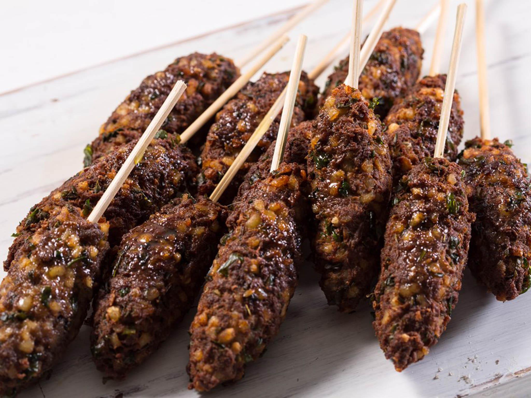 The Lebanon inspired Kibe are made from minced beef or lamb