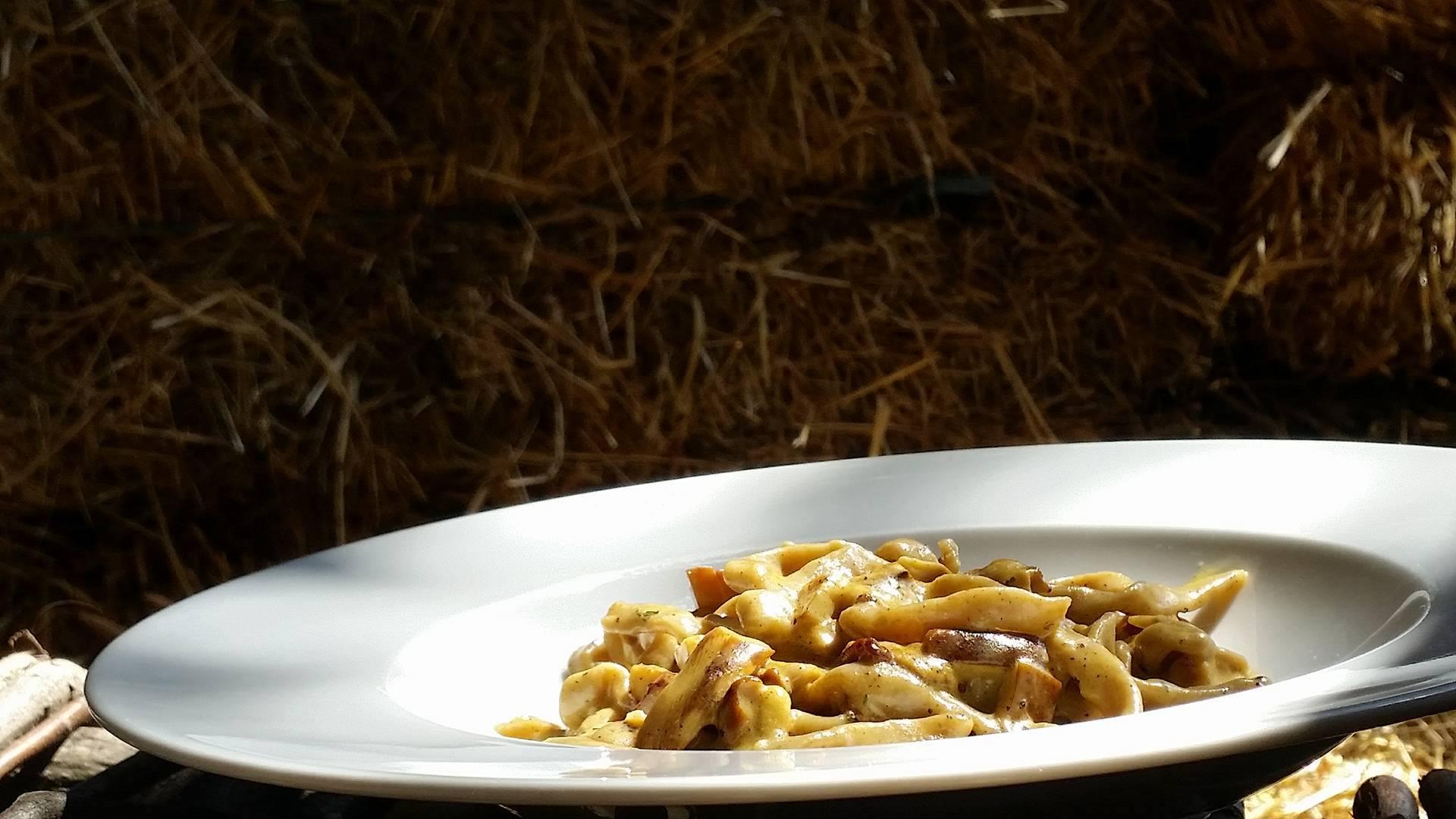 Kola's signature jufka pasta is homemade and dried out in the sun in traditional fashion