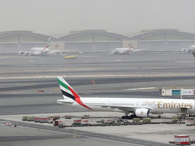 Emirates Fire Video Shows Plane Crash Land At Dubai International Airport The Independent The Independent