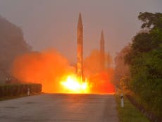 North Korea 'fires two long-range missiles towards Japan'