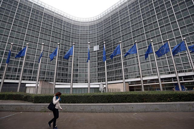 The European Commission (pictured) is now launching infringement procedures against three nations, which would allow the top EU court to potentially impose fines