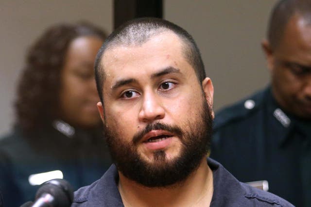 Zimmerman appears before a judge on aggravated assault charges in 2013 <em>Getty</em>