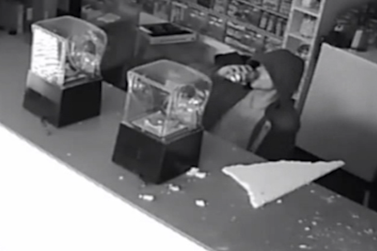 Burglar caught helping himself to a milkshake during raid in middle of ...