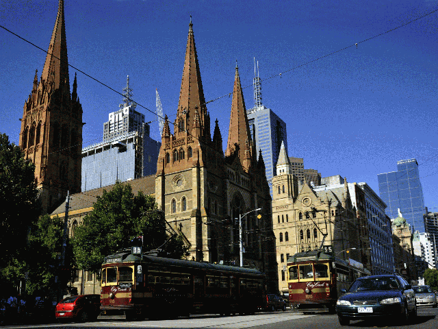 St Paul's Cathedral in Melbourne. A right-wing email says Australia could be officially recorded as a 'Muslim country' if people do not say they are Christian in a new census