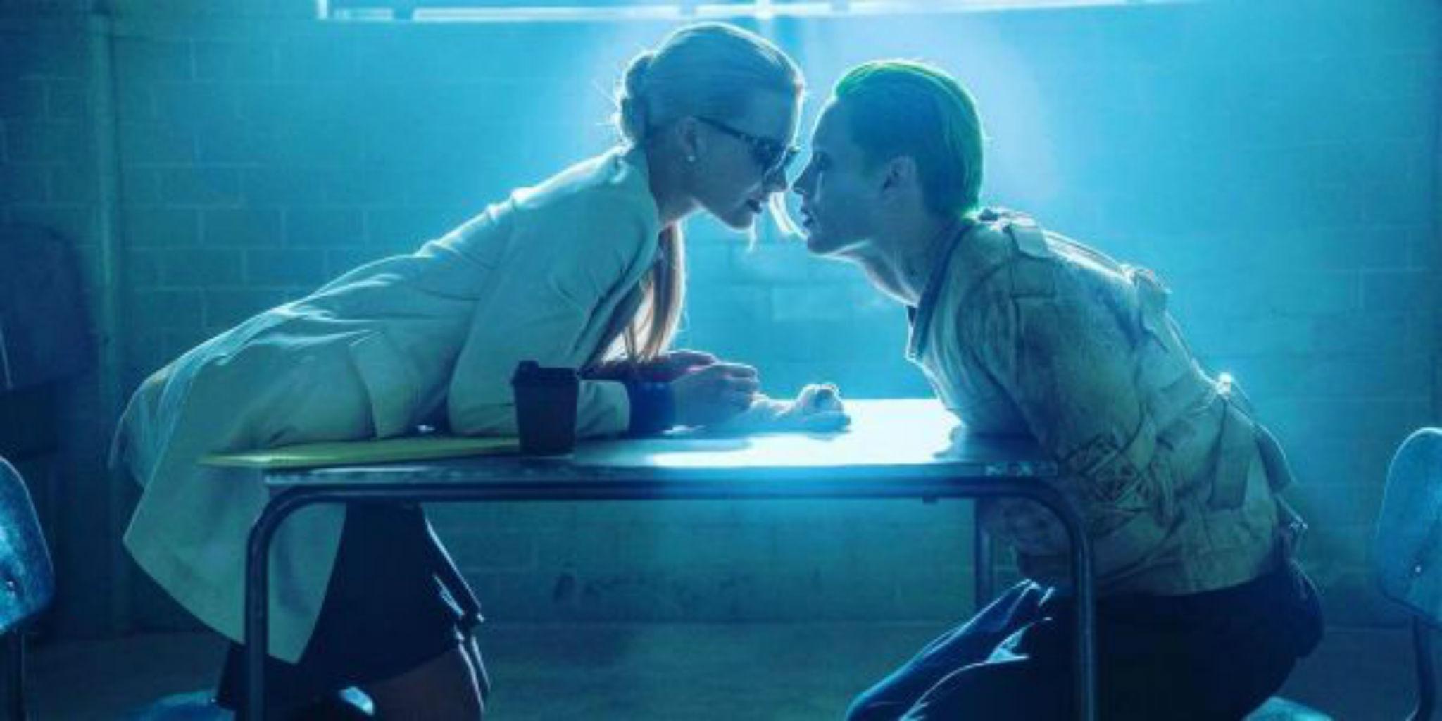 Margot Robbie and Jared Leto as Harley Quinn and The Joker in Suicide Squad