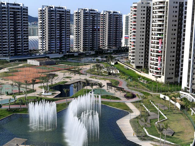 The Olympic village is home to 10,000 athletes